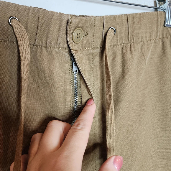 NWT Fyre and Co Tan Khaki Shorts Stretch Waist men's size 40 - Picture 5 of 15